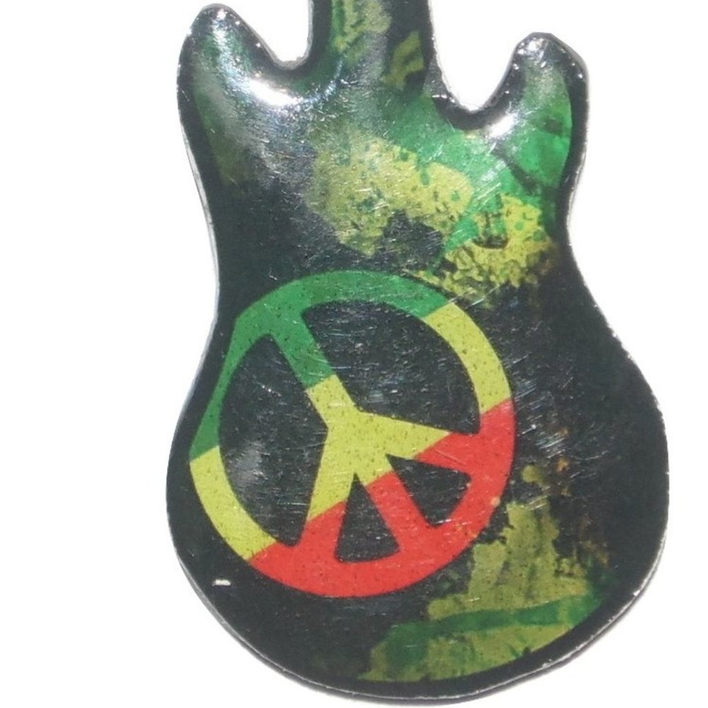 Wooden Bob Marley Pendant Black Cord Necklace